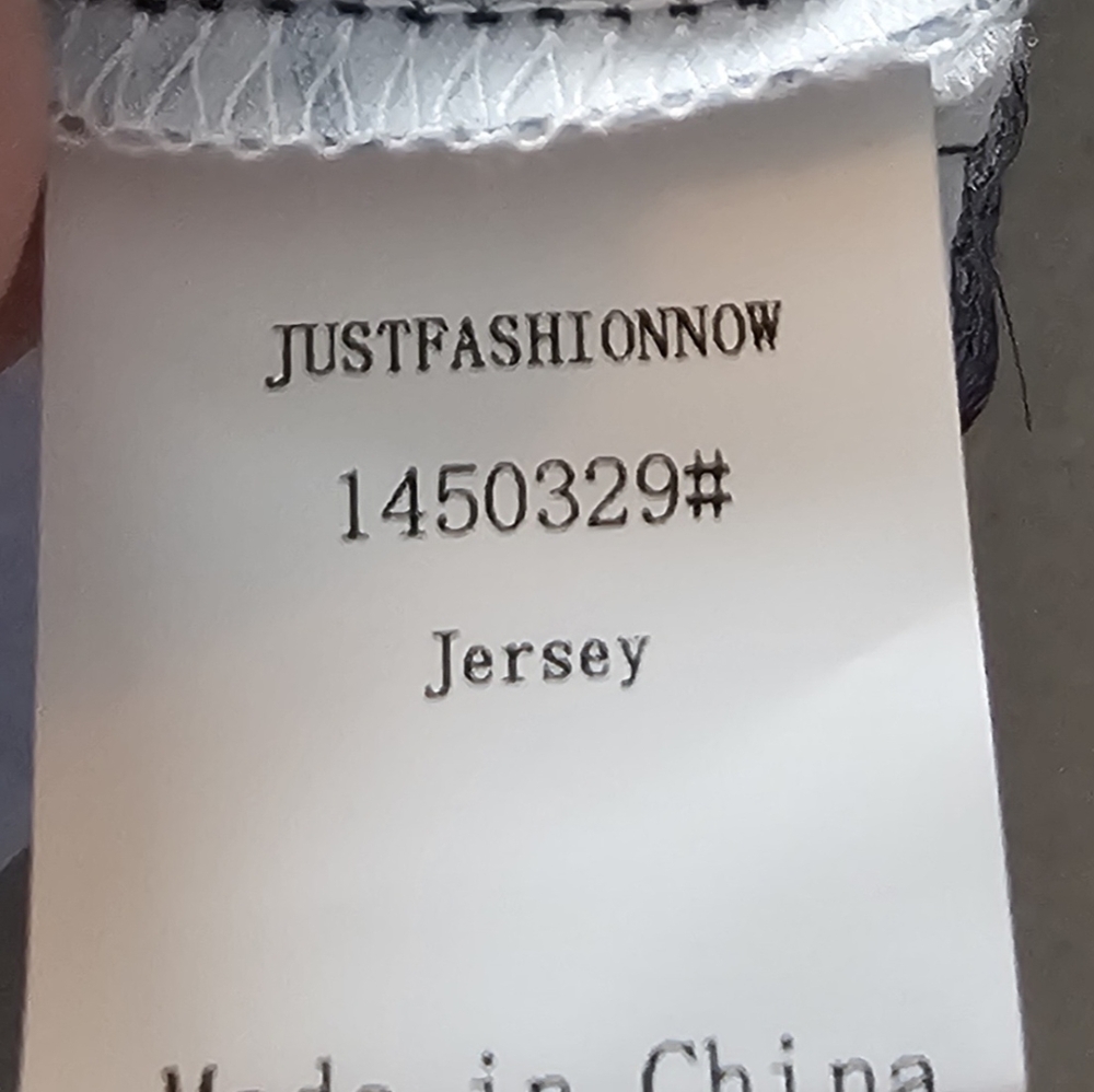 Just Fashion Now Blue and White Aztec Long Sleeve Top - Picture 8 of 9